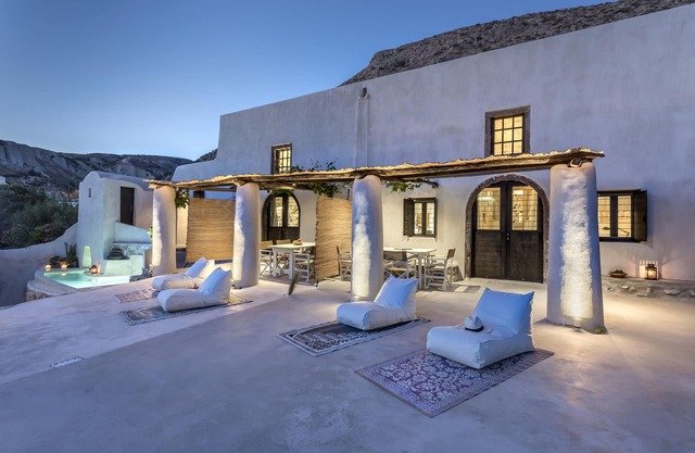 Canava Villas~Winery Estate @Medieval Village Santorini