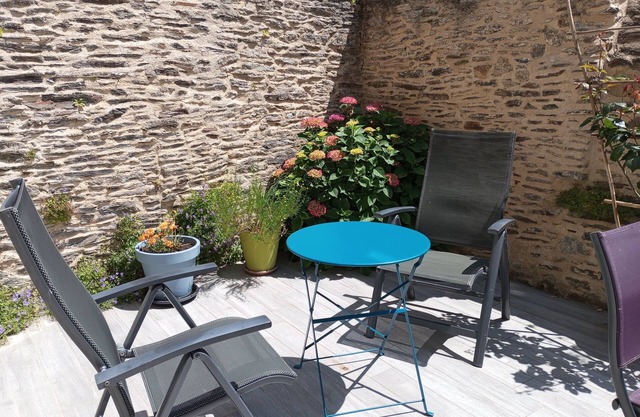 Cancale le port appt 2/4 pers with courtyard, very bright15 km from ST MALO
