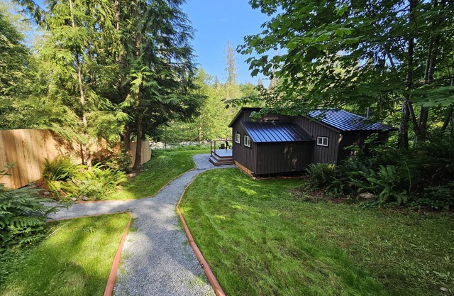 Canyon Falls Cabin.nA cozy riverfront cabin located on Canyon Creek
