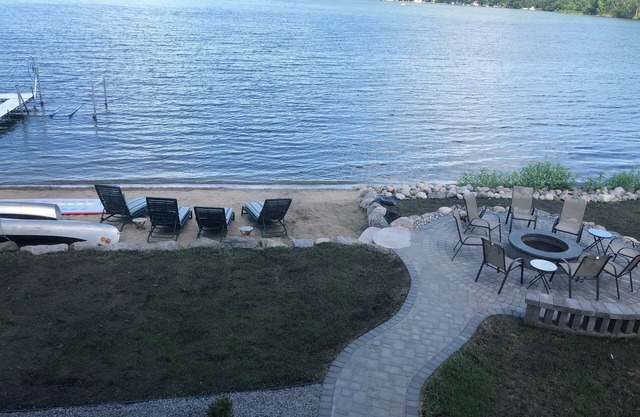 Cape Cod Style lake home with beach front - only 1 hour from Minneapolis MN.