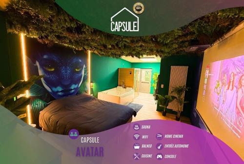 Capsule Avatar - Balneo Sauna Projecteur Nintendo