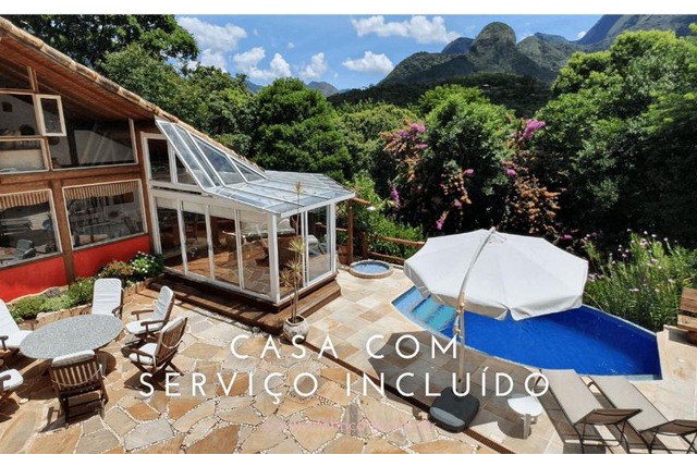 Casa Maria Comprida, serviço incluído, linda vista