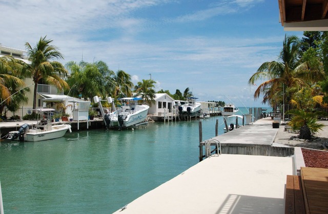 Casa Solis with 30' dock on the ocean side.