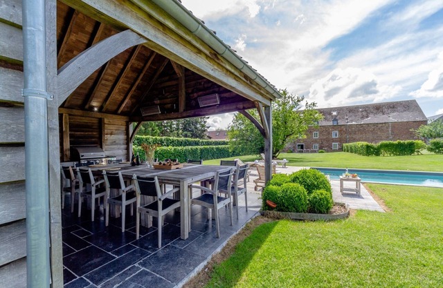 Castle Farmhouse in Condroz with Heated Pool