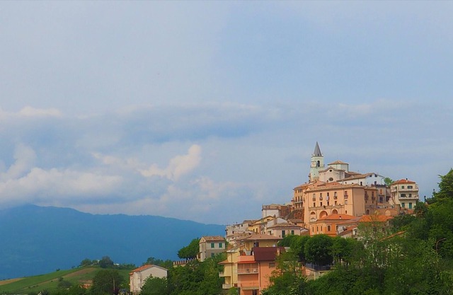 Cermignano - A village between mountains and sea