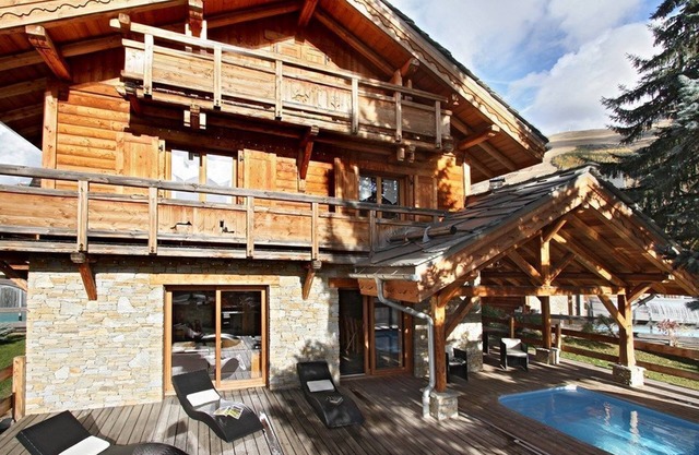 Chalet équipé l 200m des Pistes + Piscine Privée