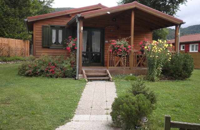 Chalet ALOYA in a campsite with swimming pool, Hamamm, Sauna, etc.