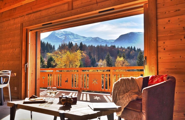 Chalet Arpitan Panoramic view Grand Massif
