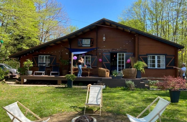Chalet Cocooning de Campagne - Domaine Privé - 5 Étangs