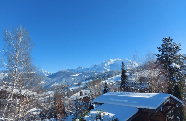 Chalet in the heart of the village of Combloux facing Mont Blanc