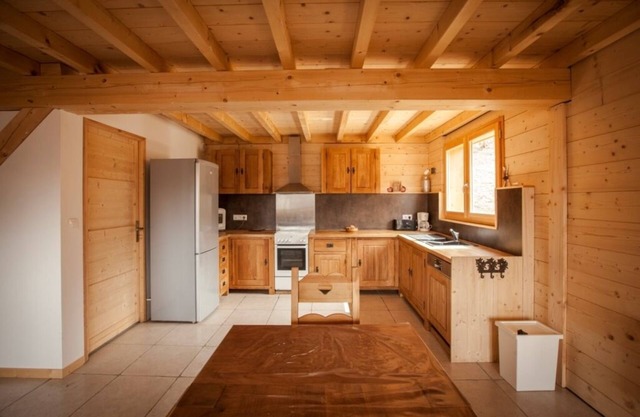 chalet, sauna, ski slopes, chairlift in the garden!les2alpes