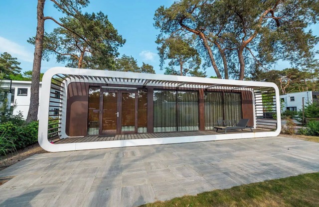 Chalet with 1 bedroom and a terrace