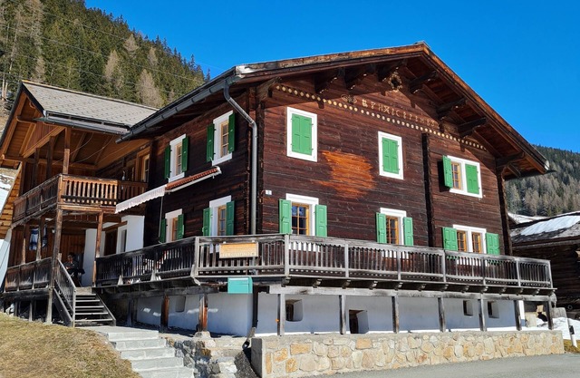 Chalet with a panoramic view