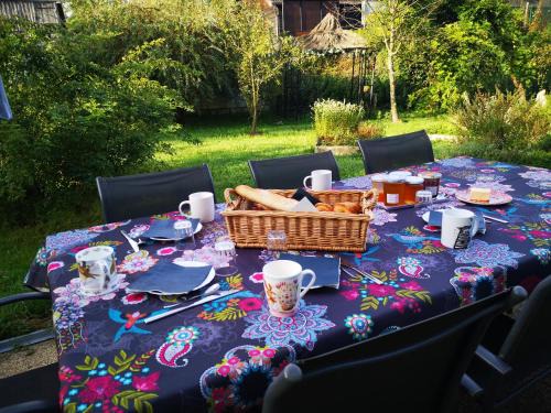 Chambre nature table d'hôte avec jardin à la campagne le nid qui danse vers Vesoul de 1 à 3 personnes