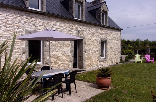 Character house in the countryside between town and sea