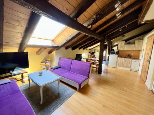 Charmant studio dans ferme avec terrasse et parking - montagnes des Vosges - FR-1-589-164