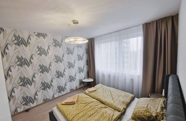 Charming 1-bedroom apartment with underground parking, WiFi, in lovely Ružinov