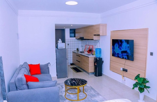 Charming 1-bedroom apartment in delightful Ruaka with WiFi, fitness room