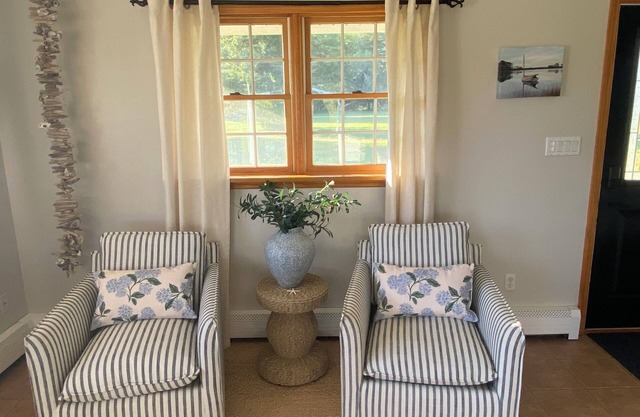 Charming Country Home sits on a 3-acre property in Bucolic Orient.
