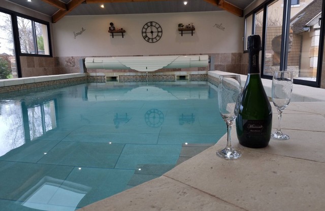 Charming gite in Champagne with heated indoor pool