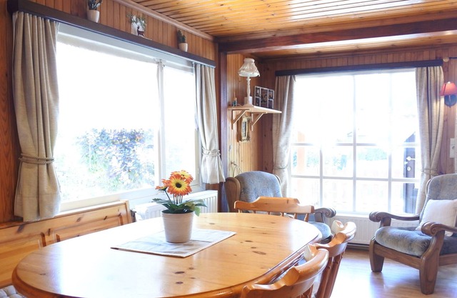 Charming holiday chalet located in a private estate with fenced garden
