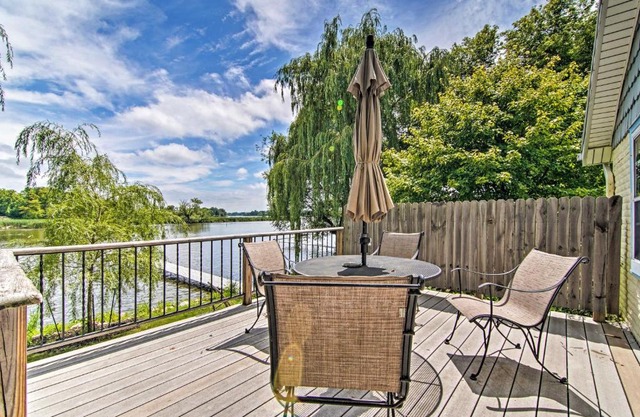 Charming Horicon Cottage and Dock on Rock River
