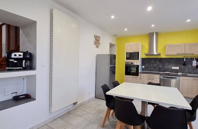 Charming Renovated Home near Verdun with Modern Amenities, Terrace, and Garden