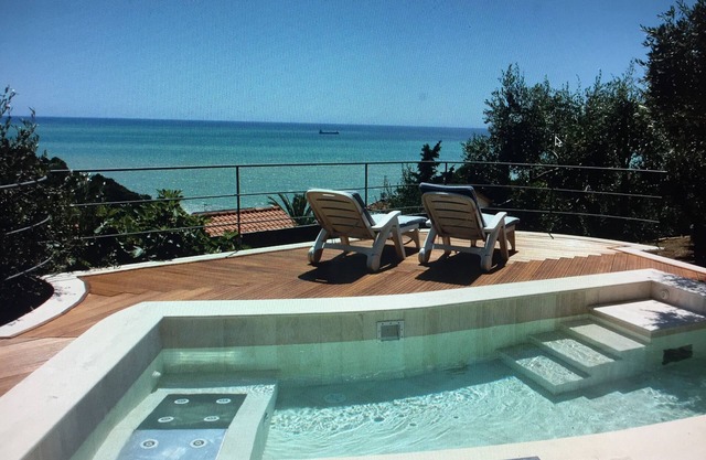 Charming Rustic with Sea Views and Small Pool free wifi in Exclusive Alcove