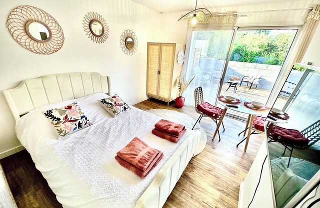 Charming studio with parking space. Ideal for visiting the Gulf of Morbihan!