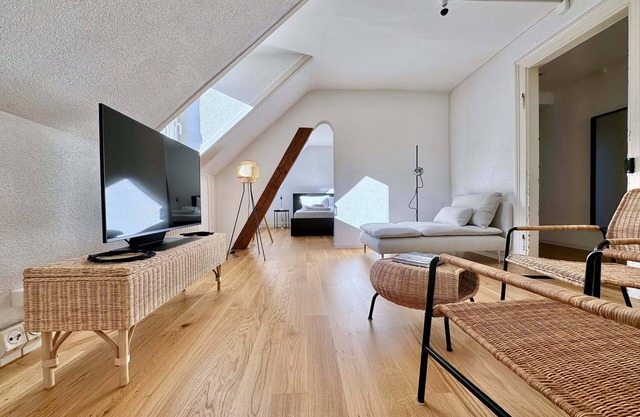 Charming Two-bedroom Attic Flat in Zurich City Center