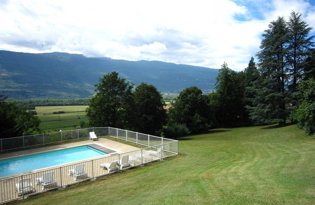 Chateau in France with Grand Colombier View