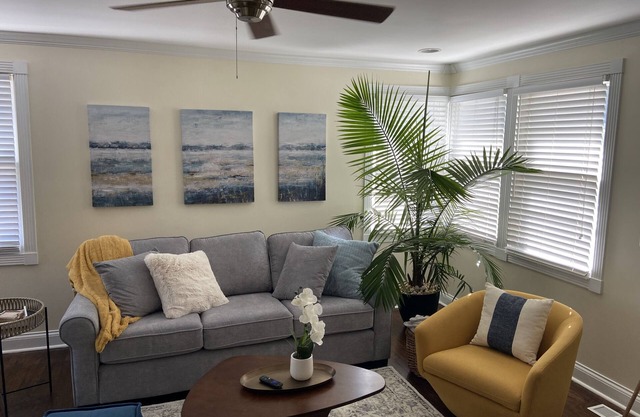Cheerful NODA Bungalow with Huge Fenced in Yard!