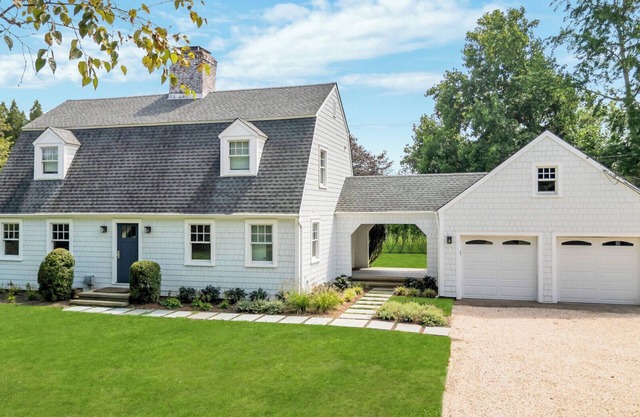 Chic, Newly Renovated Waterfront Cottage on Mecox Bay with Private Dock &.