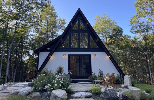 Chickadee A-Frame on Private Road