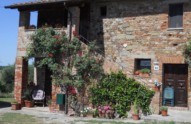 City of Pieve. Two-room apartment in rustic country house in the green Umbria