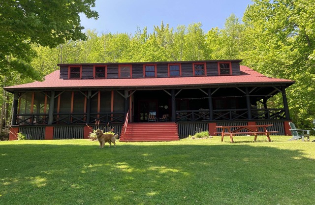 Classic Lakefront Adirondack Lodge