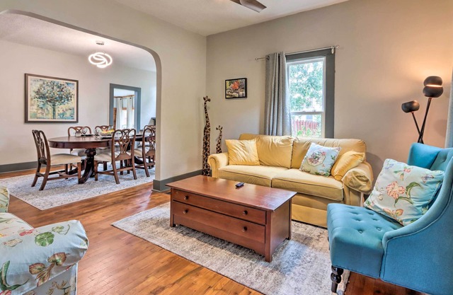Classy Home w/ Enclosed Sunroom, Walk to Town