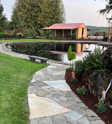 Collins Pond and Lodge