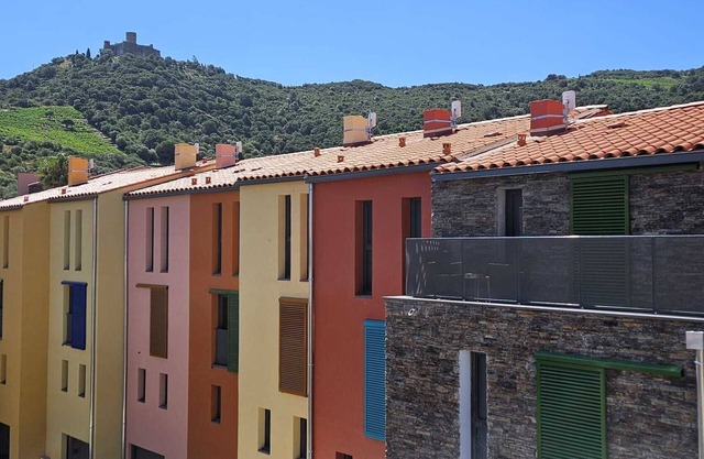 Collioure apartment with parking space 80 m from the beach