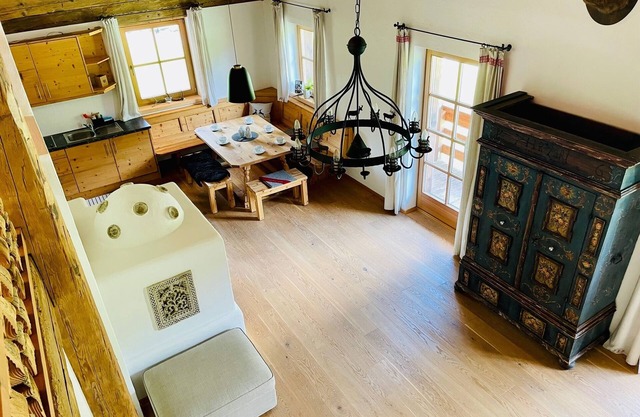 Comfortable alpine suite with gallery