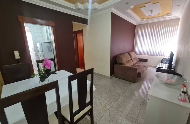 Complete 2 bedroom apartment with parking space in the center of Contagem