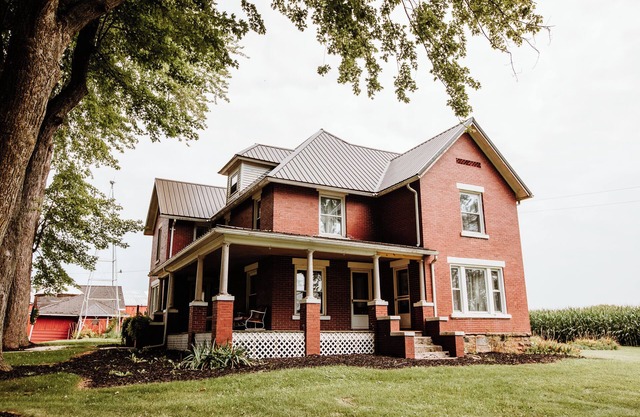 Completely renovated early 1900s farmhouse, country setting, and farm animals.