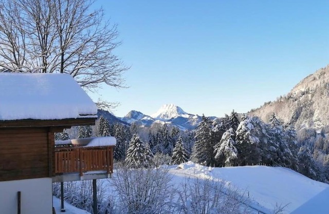 Confortable chalet avec magnifique vue en Gruyère.