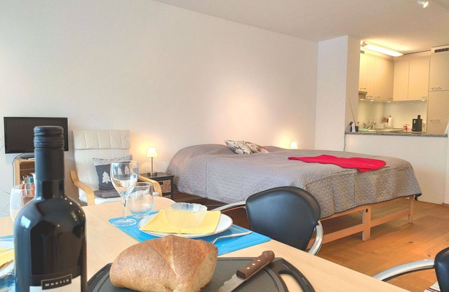 Cosy apartment for 2 people with WIFI, TV, balcony, pets allowed and panoramic view
