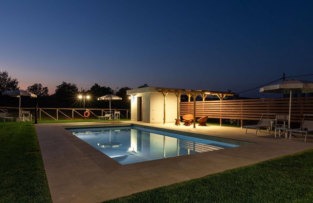 Cosy apartment in villa for 4 guests with WIFI, A/C, pool, TV, panoramic view and parking