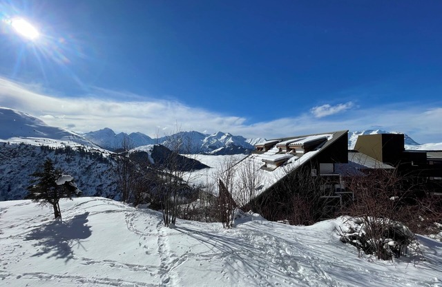 Cosy studio with unobstructed view - Alpe d'Huez, Quartier Éclose