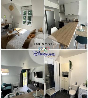 COSY TORCY charmant 2 pièces entre Paris et Disney