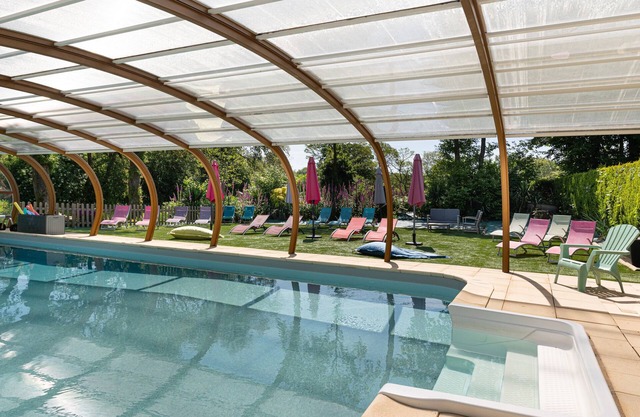 Cottage 'Domaine De Lestroué - Île De Groix' with Shared Pool, Private Terrace and Wi-Fi