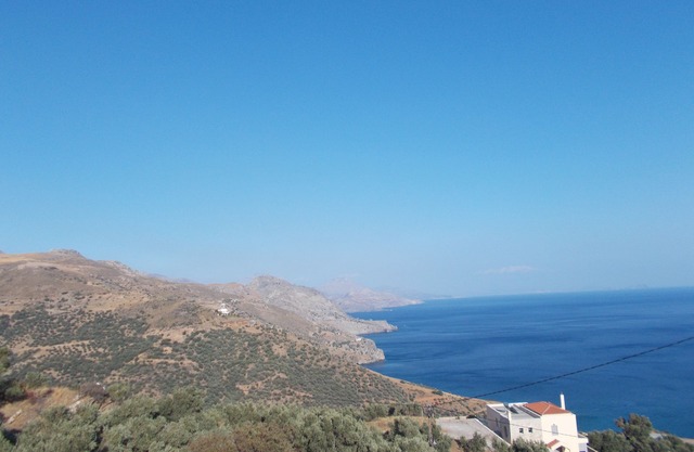 Countryside house overlooking the South Cretan Sea