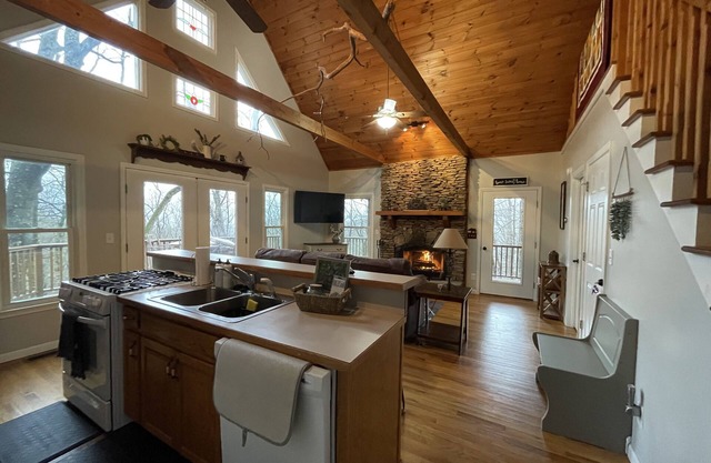 Cozy, 2/2 surrounded by trees and mountains